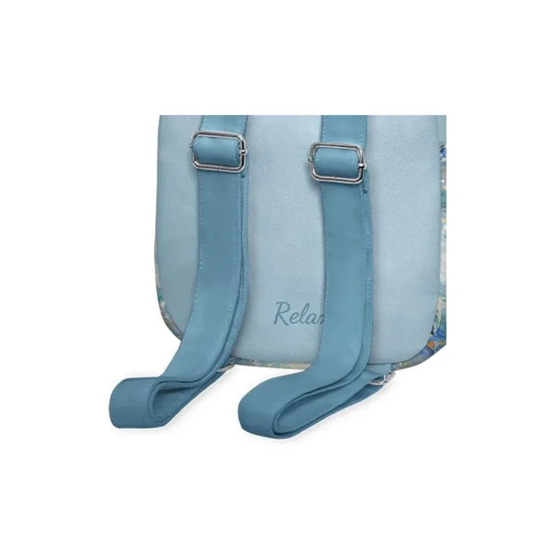 AOSONG Technical Fabric Backpack Unisex Blue-4