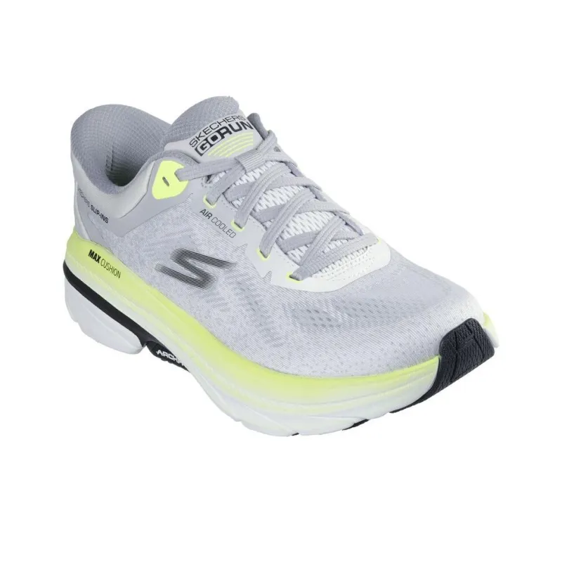 Skechers Goran Max Cushioning Arch Fit Low Top Running Shoes Men's Light Gray-2