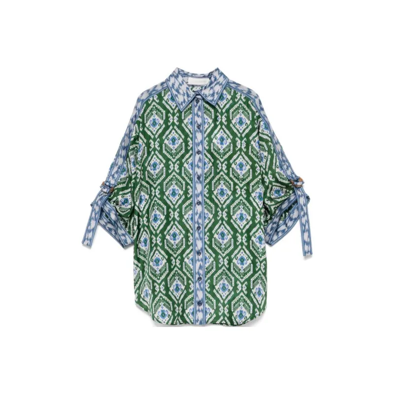 Zimmermann Wylie Short Sleeved Shirt-0