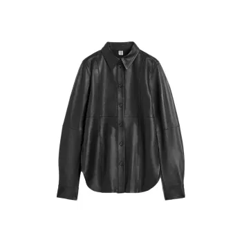 TOTEME Panelled Buttoned Shirt Jacket