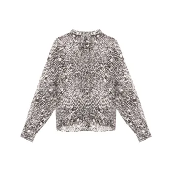 ISABEL MARANT Ilda Burnout Velvet Shirt