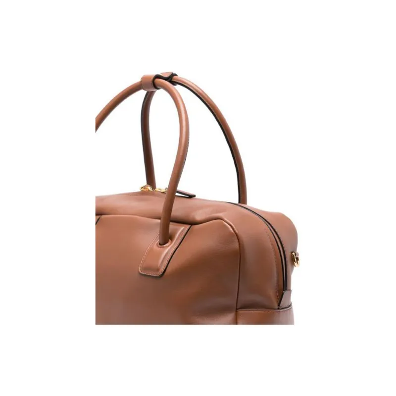MOSCHINO Leather Tote Bag-4