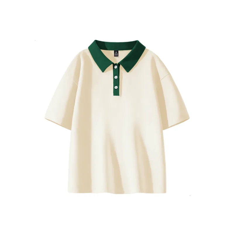 Cotton Polo Shirts Women's-4