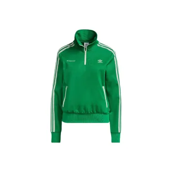 Adidas Originals X Quarter Zip Track Jacket Jolly Green/Cream