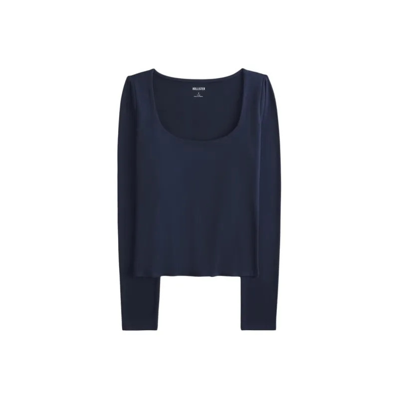 Hollister T-Shirt Women's Dark Blue-0