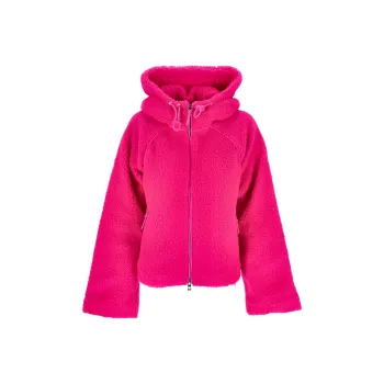 LOEWE Neon Fleece Zip Jacket 'Fluo Pink'