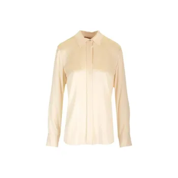 MaxMara Studio Baden Curved Hem Long Sleeved Top