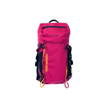 Anta China National Geographic PU Backpack Unisex Peach Fuchsia
