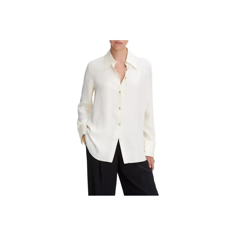 VINCE Pointed collar Long sleeve Shirt-0