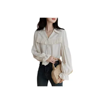 MISHOW Shirts Women's Apricot
