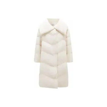 JZ. ANNAKRO Down Jacket Women's Raw White