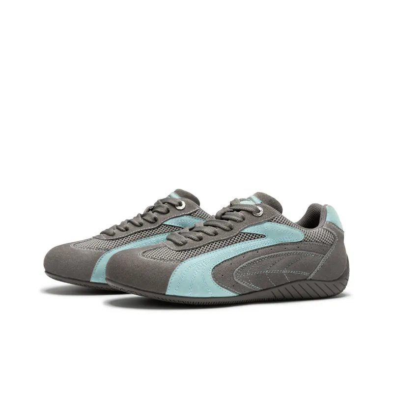 SENGUOGUO Cushioning, Slip Resistant, And Abrasion Resistant Low Top Casual Shoes Unisex Gray Blue-1