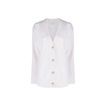 VINCE Weekend V-neck Ribbed Cardigan