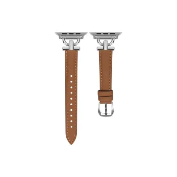 FUDIEN Apple Compatibility Watch Band 200mm Cowhide Leather Material