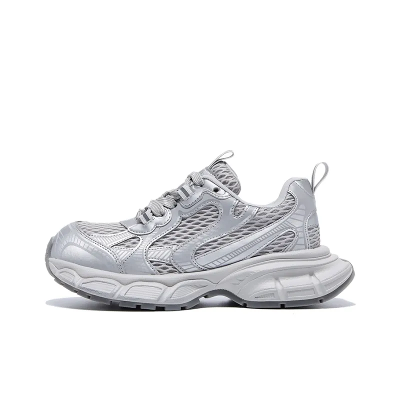 ALI THE FOX Breathable And Lightweight Low Top Chunky Sneakers Women's-5