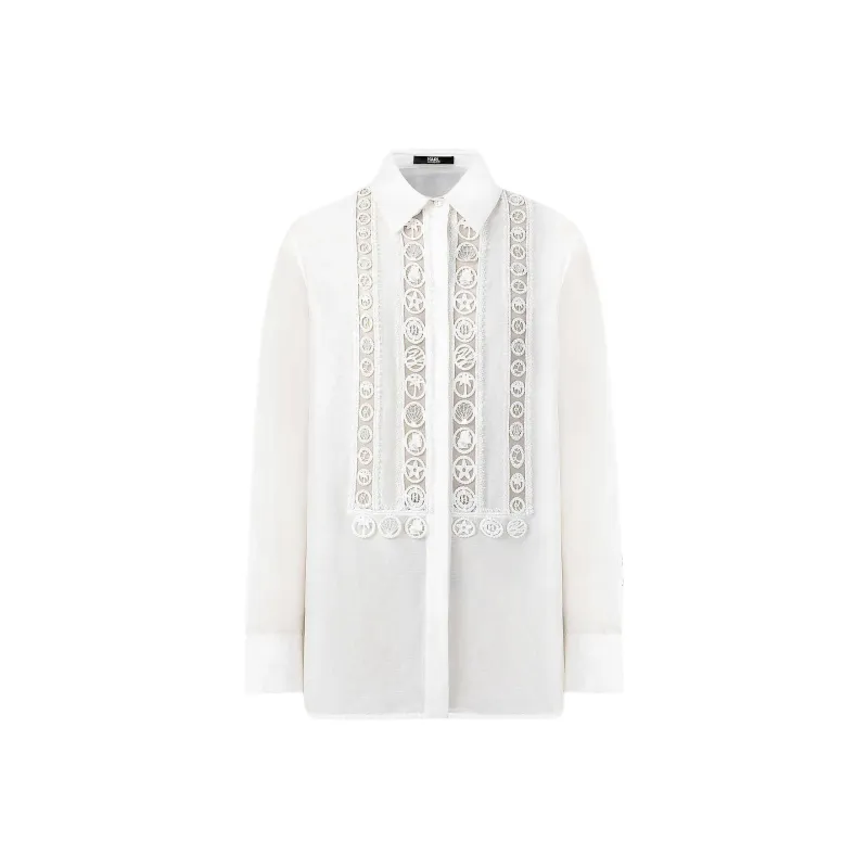 KARL LAGERFELD SS24 Shirt Women's White-0