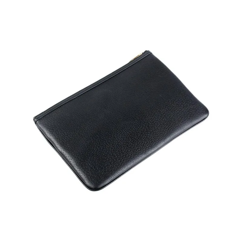 GUCCI Ophidia Calfskin Clutch Men's Black-2