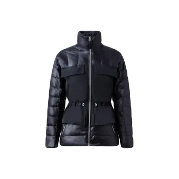 MACKAGE FW22 Solid Color Stand Collar Down Jacket Women's Black