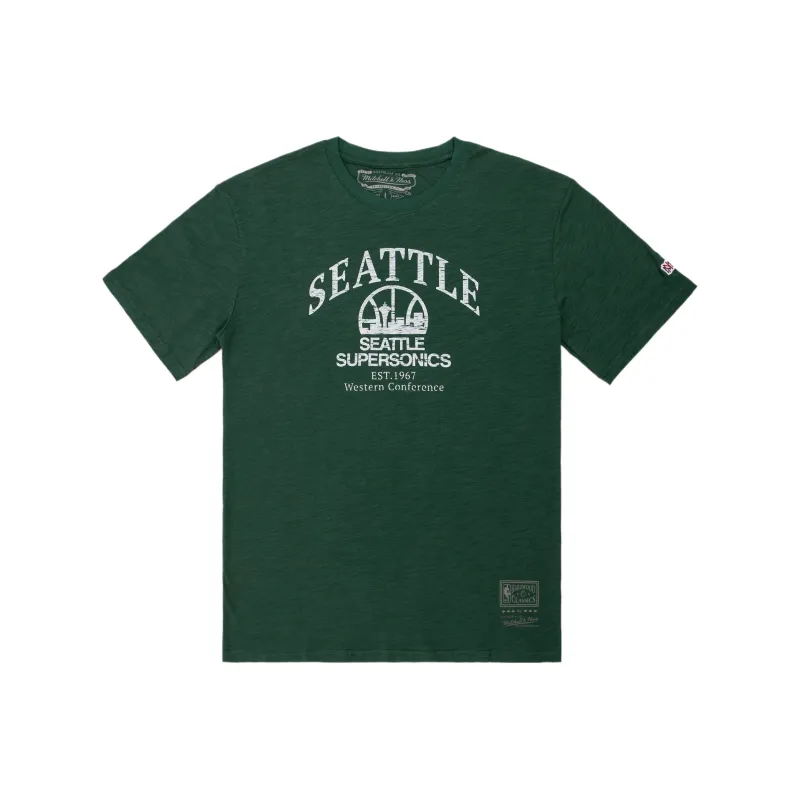 Mitchell & Ness x NBA Monotone Tee Basketball Jersey Unisex Green-0
