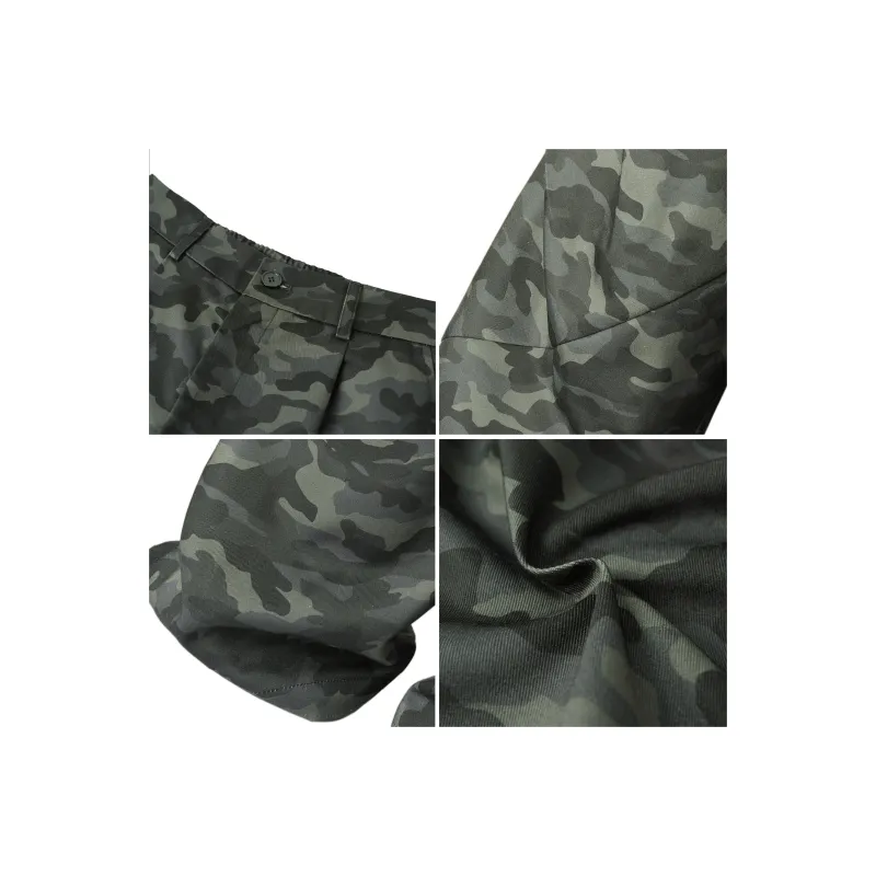 QOTRIOCK Jeans Unisex Camouflage-3