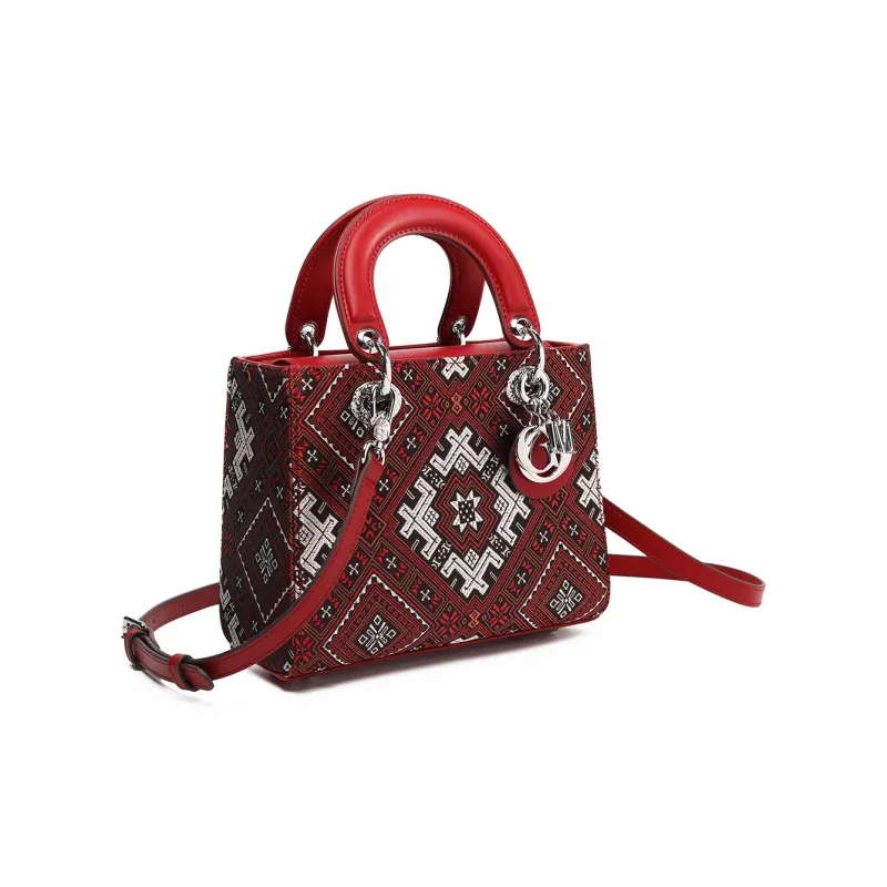 MISS GAIL Synthetic Leather Shoulder Bag, Crossbody Bag, Handbag Women's Red-1
