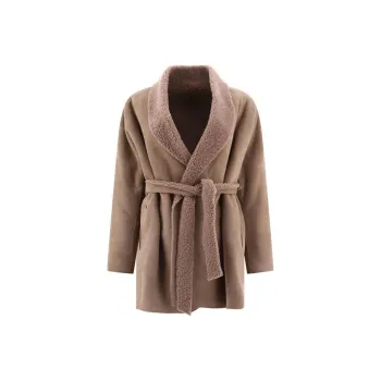 SALVATORE SANTORO Leather Shearling Jacket