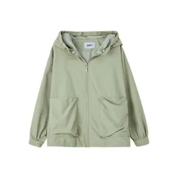 Dme Jackets Women's Gray Pea Green