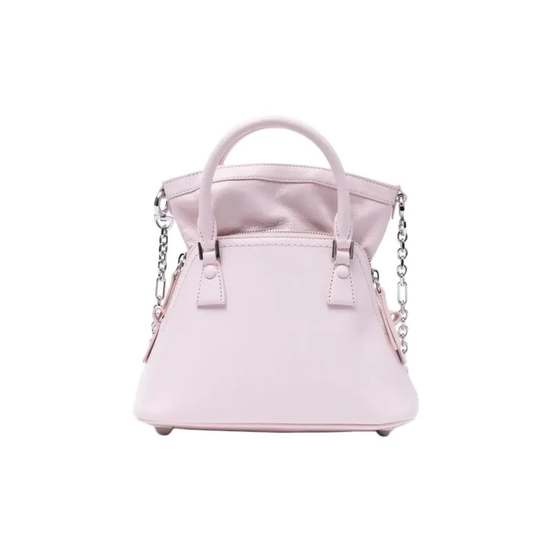 Maison Margiela 5AC Goatskin Shoulder Bag, Crossbody Bag, Handbag Mini Women's Pink-4