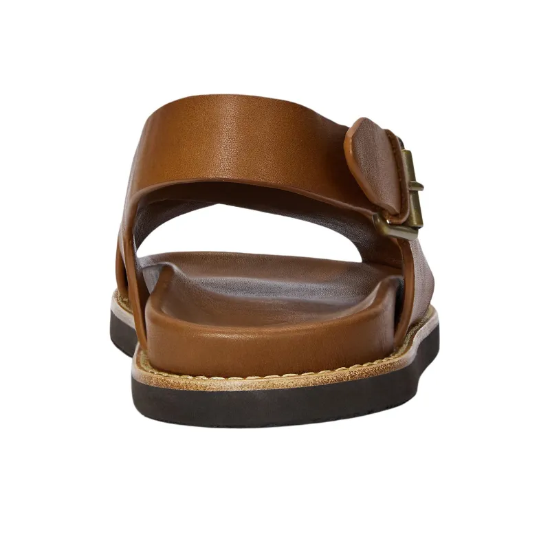 Polo Ralph Lauren Zane One Strap Sandals Men's Brown-3