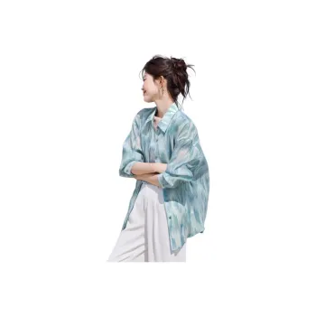 Mo Han Yi Mei Shirt Women's Blue