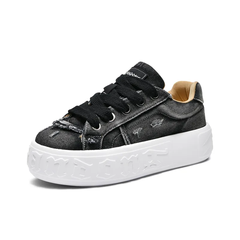 JIANDONG Coverage Slip Resistant Waterproof Cushioning Impact Resistance Low Top Skateboard Shoes Men's-1