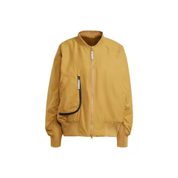 Adidas Stella McCartney WOVEN BOMBER WIND.RDY Jackets Coats Women's Sandy Dune Brown