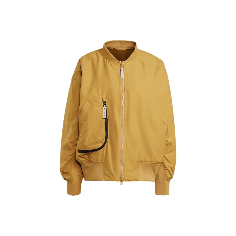 Adidas Stella McCartney WOVEN BOMBER WIND.RDY Jackets Coats Women's Sandy Dune Brown-0