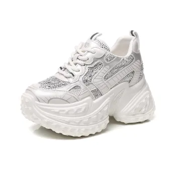 NRDROFFICIAL Cushioning Abrasion Resistant Lightweight Slip Resistant Low Top Chunky Sneakers Women's