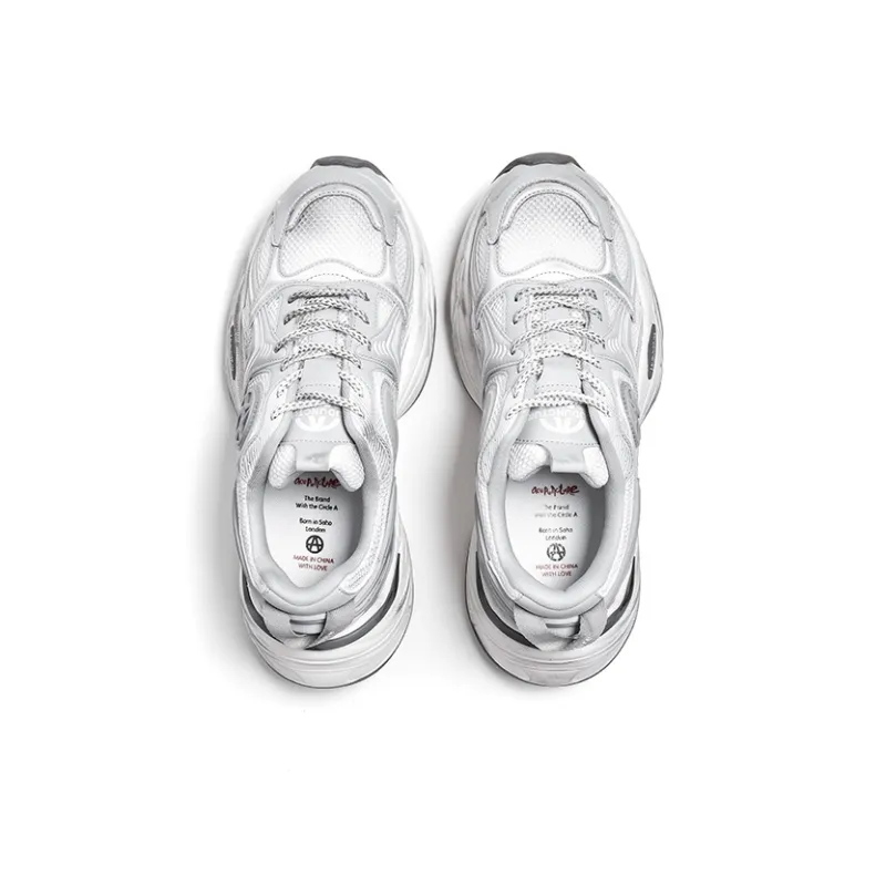 Acupuncture Height Increasing, Abrasion Resistant, Lightweight, And Breathable Low Top Chunky Sneakers Men's-3