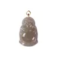 Light Smoke Purple Standing Buddha Pendant