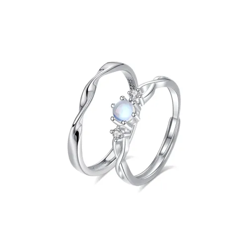 WANLIACC Colored Glaze Rings Unisex