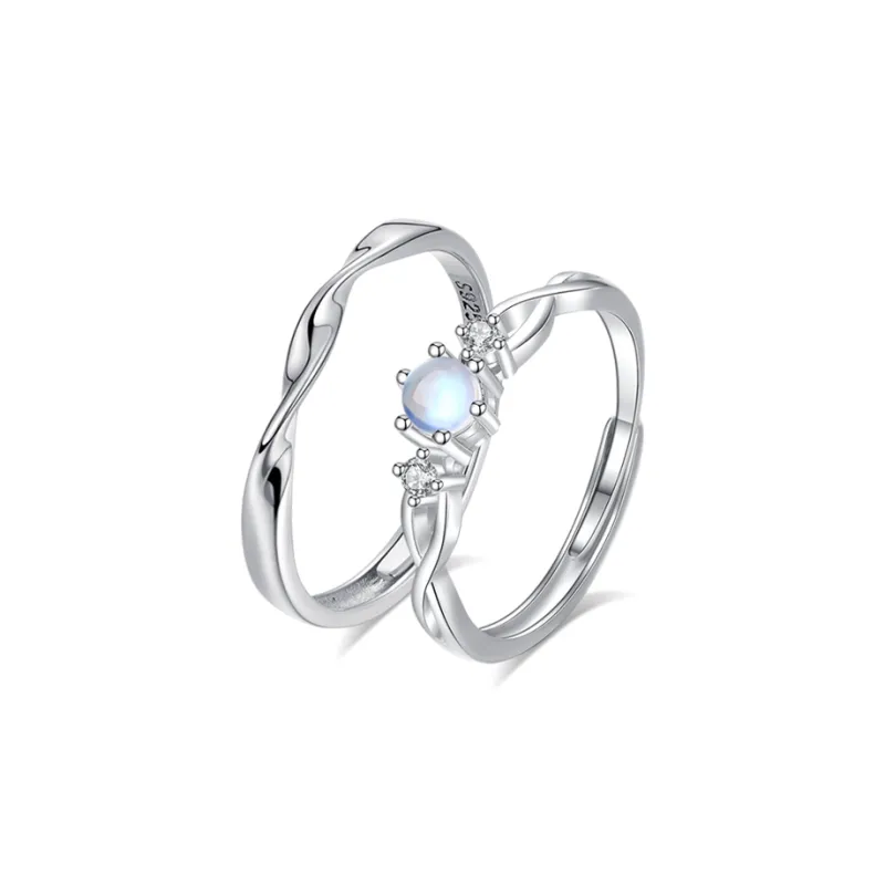 WANLIACC Colored Glaze Rings Unisex-0