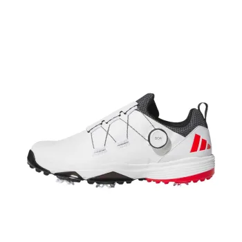 Adidas Power Anti Slip Wear Resistant Low Top Golf Shoes Men's White