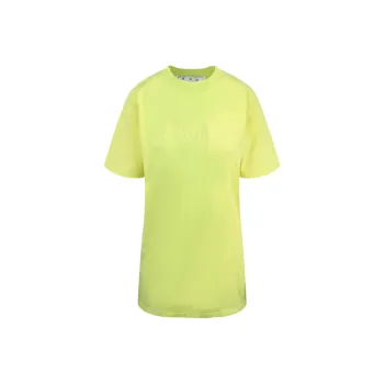 OFF WHITE Women'ss Laundry Tomboy T Shirt Yellow