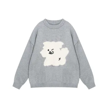 EOEI Knitwear Women's Light Gray