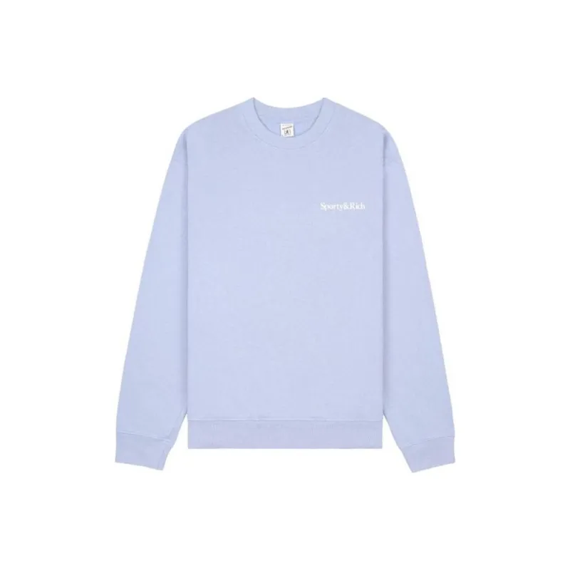 SPORTY & RICH Health Is Wealth Cotton Sweatshirt-0