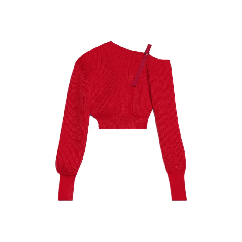 Jacquemus La Maille Seville Knitwear Red-0