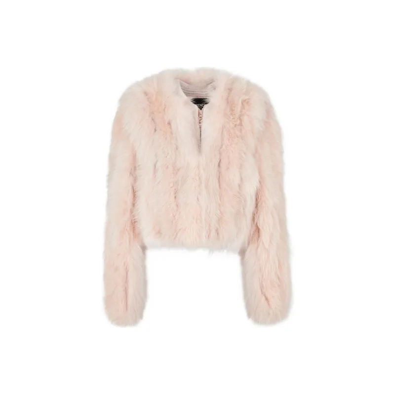 FENDI FW22 Jackets Coats Women's Pink-0