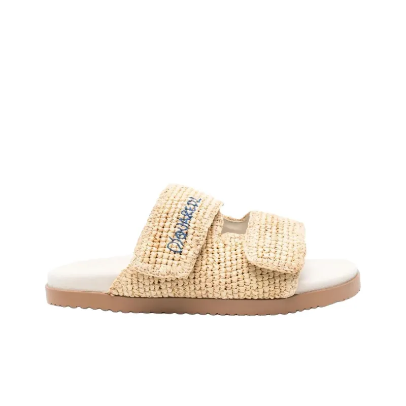 DSQUARED2 Logo embroidered Slides-1