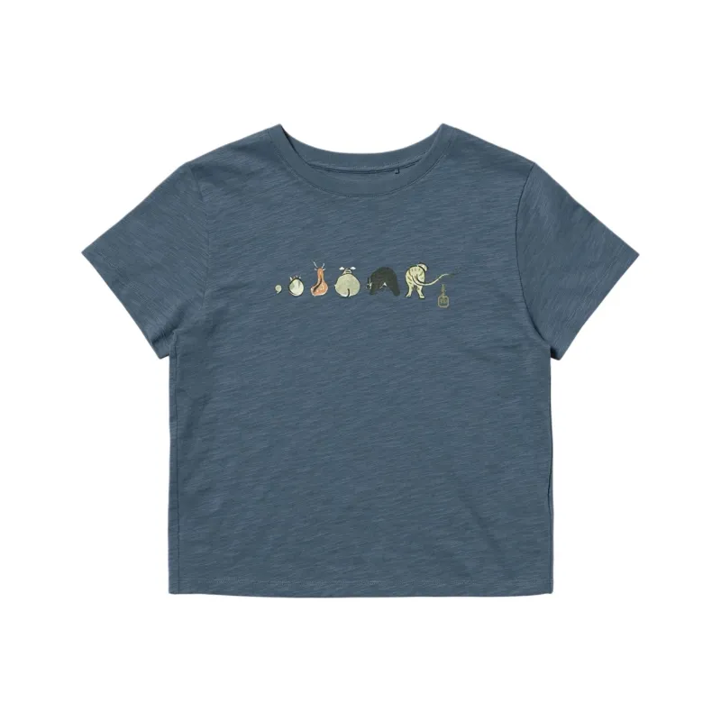 UNIQLO T Shirt Women's Lake Blue-0
