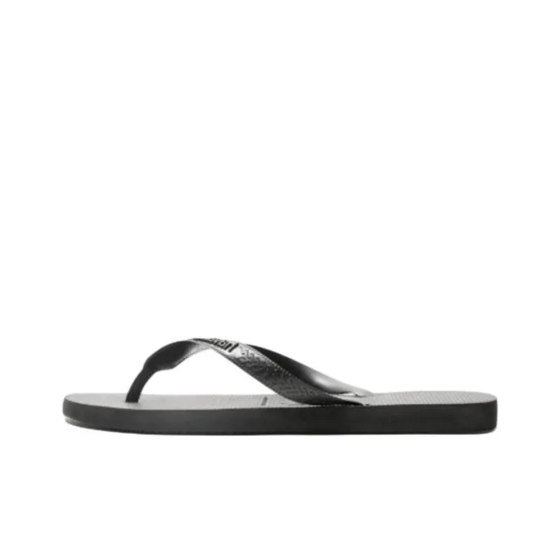 Havaianas x ZARA Rubber Sole Abrasion Resistant Flip Flops Men's Black-0