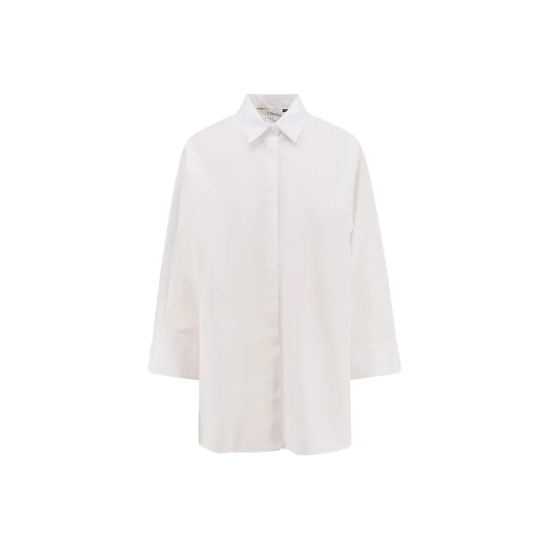 'S MAX MARA Buttoned Long Sleeved Shirt-0
