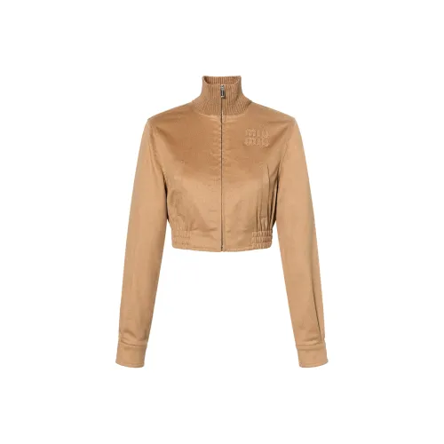 MIU MIU Jackets Women's Camel