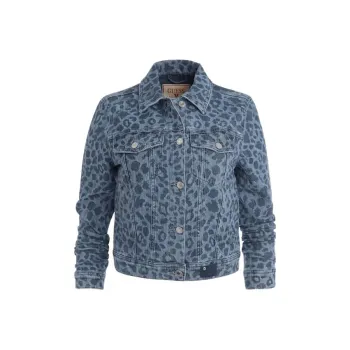 GUESS Denim Jacket Jackets Coats Women's Blue